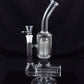 10.5 Inch glass water bong smoking pipe bubbler inline and arm tree perc for dry herb