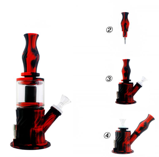 Silicone Hybrid Bong – RockyGreenKing.com