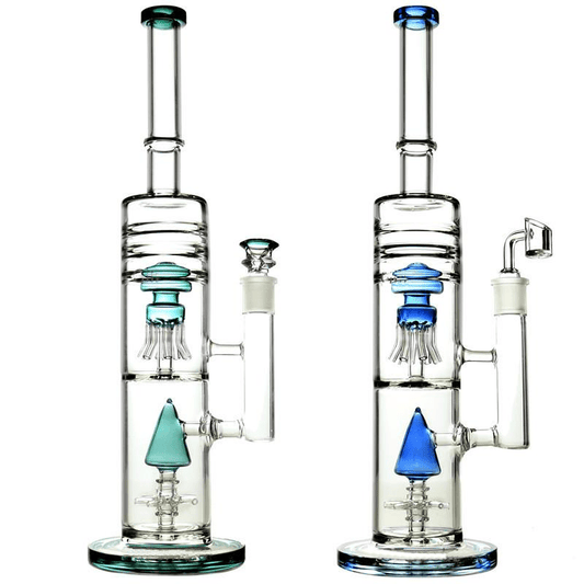 16in Tall Bong with Sprinkler Perc
