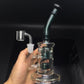 8.3inch Glass Honeycomb Bong Jet Perc Wax Dab Rig TORO Oil Rigs Smoking Pipe Fab Egg Bubblers Water Pipe with Quartz Banger