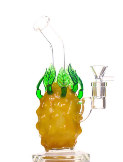 Glass Pineapple Bong Profile View