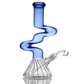 Tall Squiggly Bong with Diffuser
