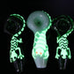 High Quality 4 Inch Glow In The Dark Glass Spoon Pipes Portable Smoking Pipes Tobacco Pipes Smoking Accessories