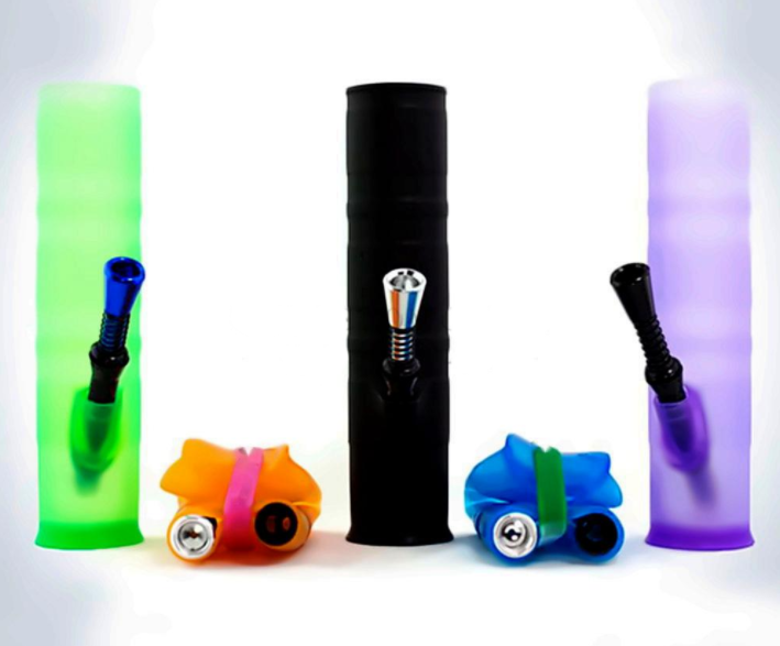 Collapsible/Unbreakable Silicone Bongs