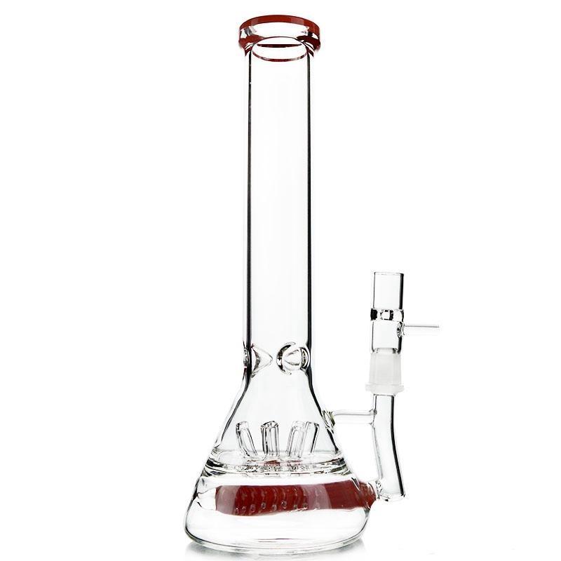 2017 Sprinkler Perc glass bong Inline Perc Scientific Glass water pipes bongs With Bowl Free Shipping WP478
