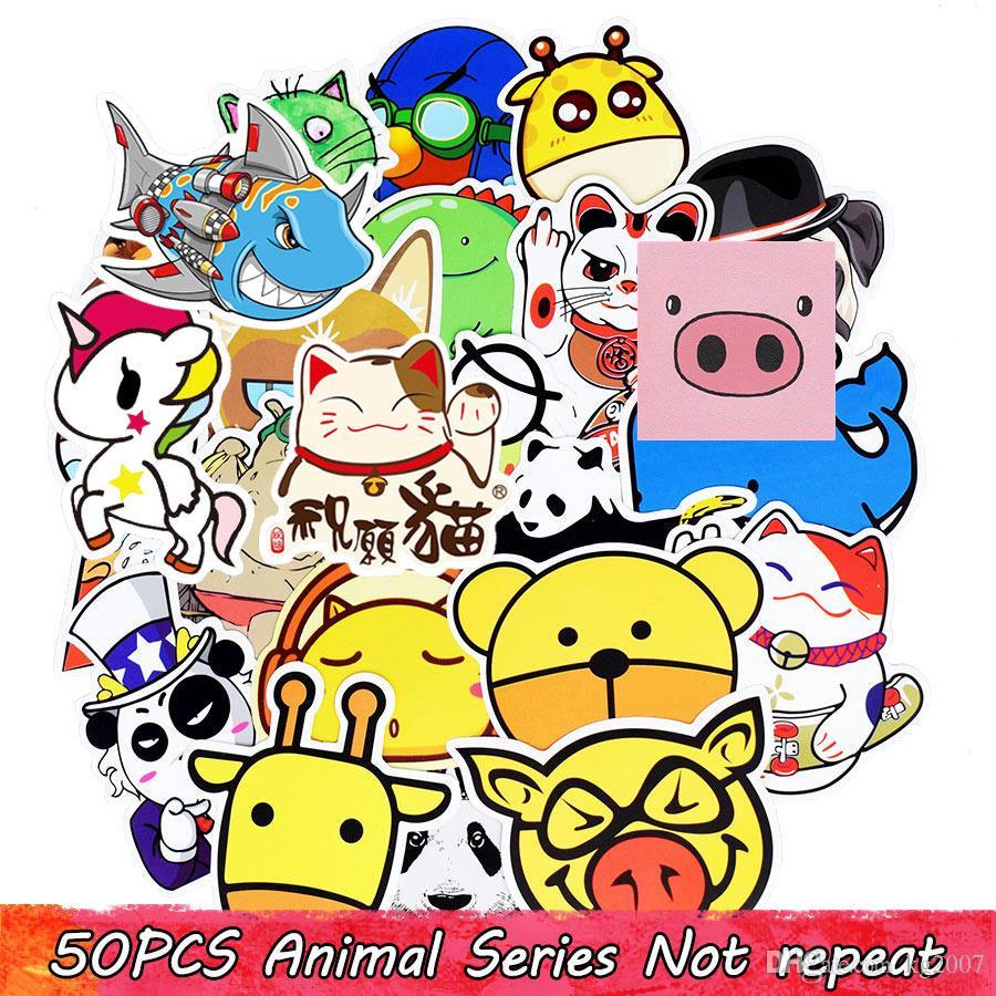 50 Piece Animal Bong Stickers