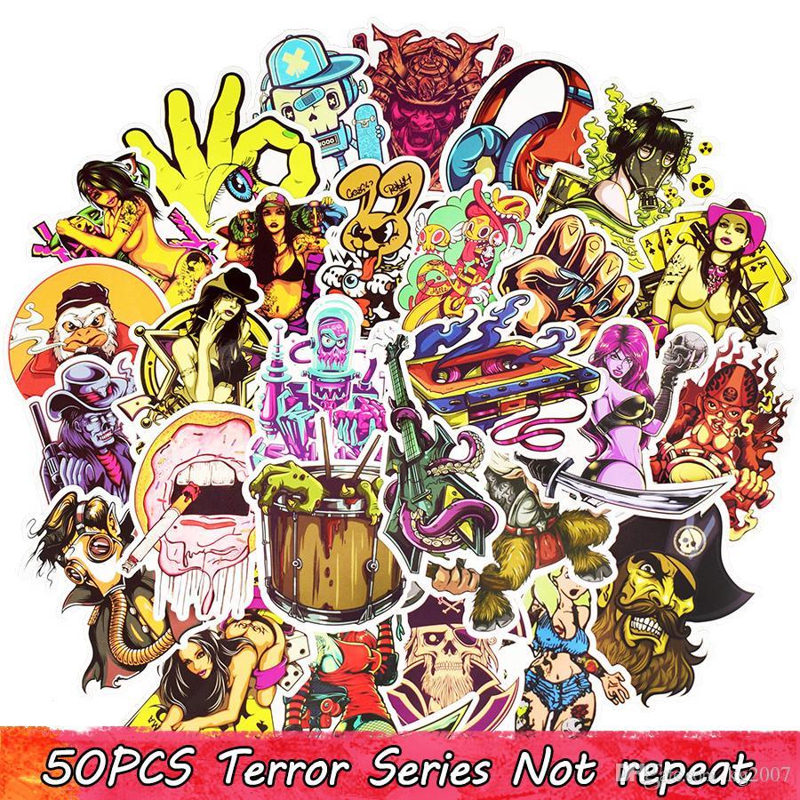 50 Piece Terror Bong Stickers