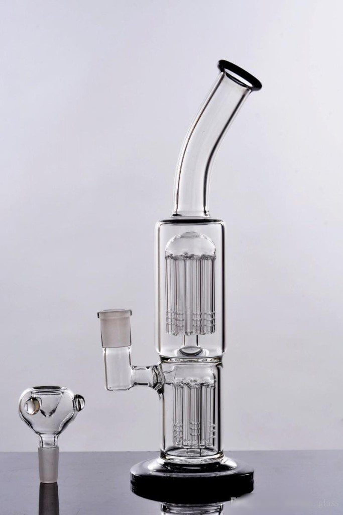 Diamond Glass Incycler Oil Rig Recycler Honeycomb Pipes Bong Two Function Bongs Bubbler Smoking Pipe Glass Hookah Water Bong Dab Oil Rigs