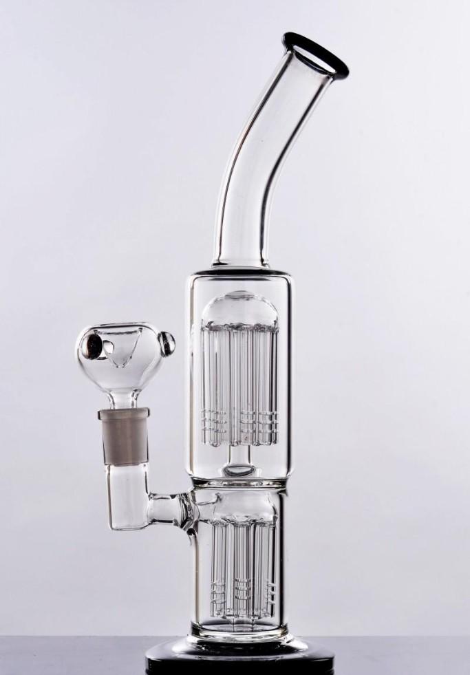 Diamond Glass Incycler Oil Rig Recycler Honeycomb Pipes Bong Two Function Bongs Bubbler Smoking Pipe Glass Hookah Water Bong Dab Oil Rigs