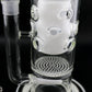 Big Glass Bong 7mm Thick White four perc water pipe honeycomb and birdcage diffuser water pipes 20 inches 18.8mm bowl