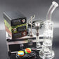Newest E Digital Nail Kit with 6 in 1 Titanium/Quartz hybrid nail coil heater work with Barrel to fab Egg incycler bong