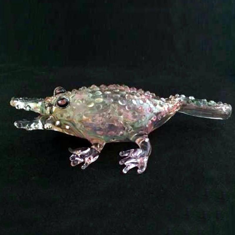 "Crazy Crocodile" Glass Pipes Cool Glass Smoking Pipe Pipes Smoking Pipes Hand Pipe for Smoking Tobacco Pipe 6.2'' inches Portable Pipes