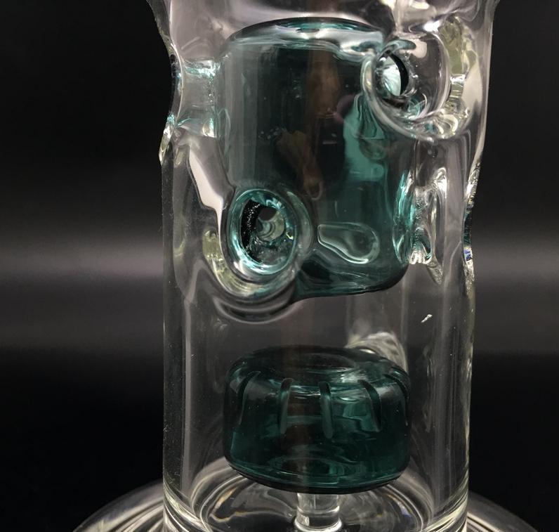 8.3inch Glass Honeycomb Bong Jet Perc Wax Dab Rig TORO Oil Rigs Smoking Pipe Fab Egg Bubblers Water Pipe with Quartz Banger