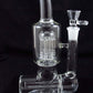 10.5 Inch glass water bong smoking pipe bubbler inline and arm tree perc for dry herb