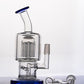 TORO Blue 14mm male joint with bowl pieces thick glass Bong heady oil rigs glass bongs water pipes recycler dab vapor burner